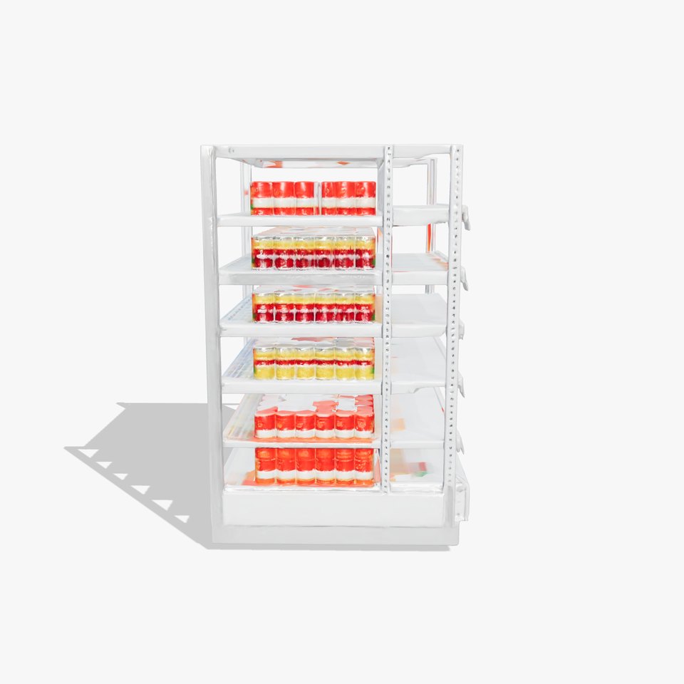 Adjustable Supermarket Shelf Display model pack